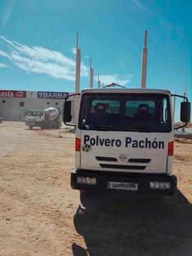 Polvero Pachón camión en despacho